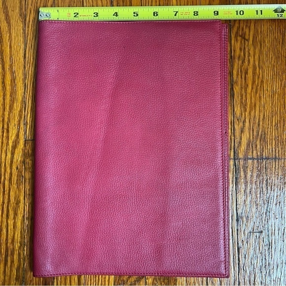 Burberry Burgundy Portfolio / Document Carrier, Made in Italy - Picture 7 of 7